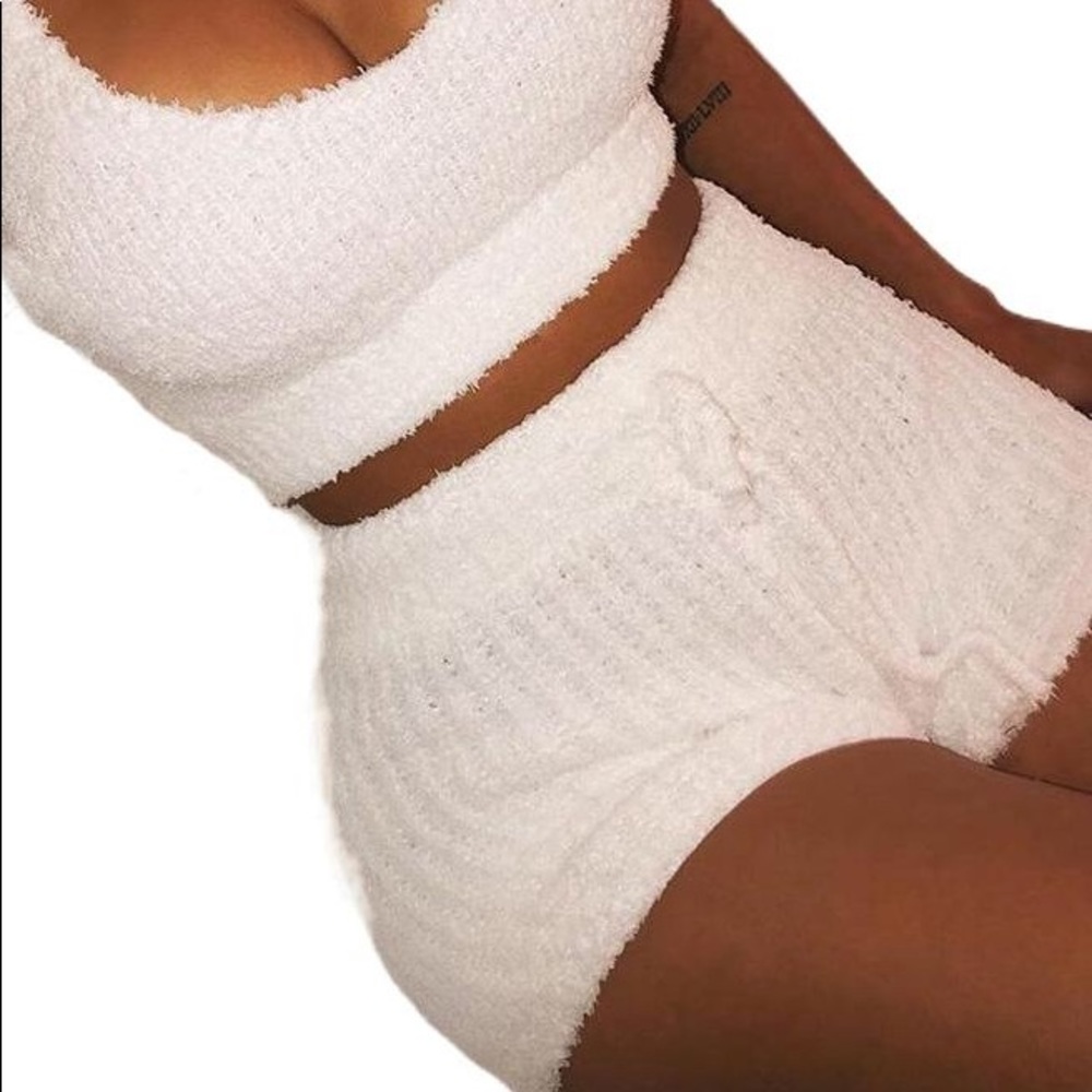 Spaghetti strap crop top & Short set